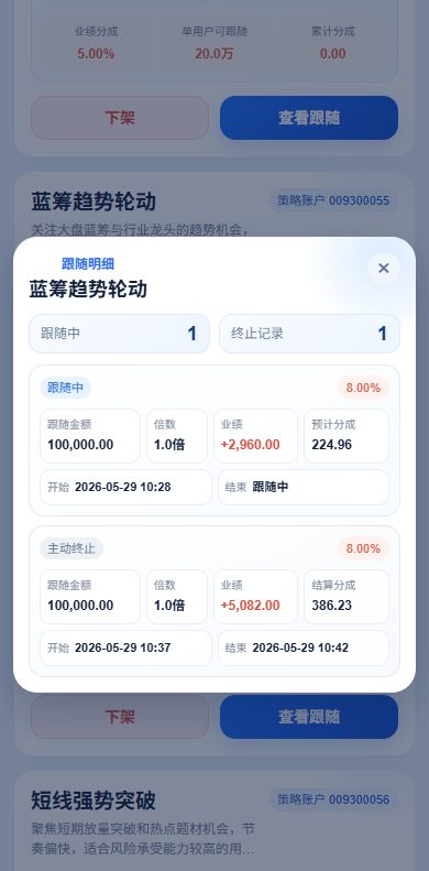 查看跟随明细 H5